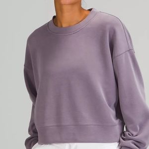 NWT Perfectly Oversized Cropped Crew Sweatshirt